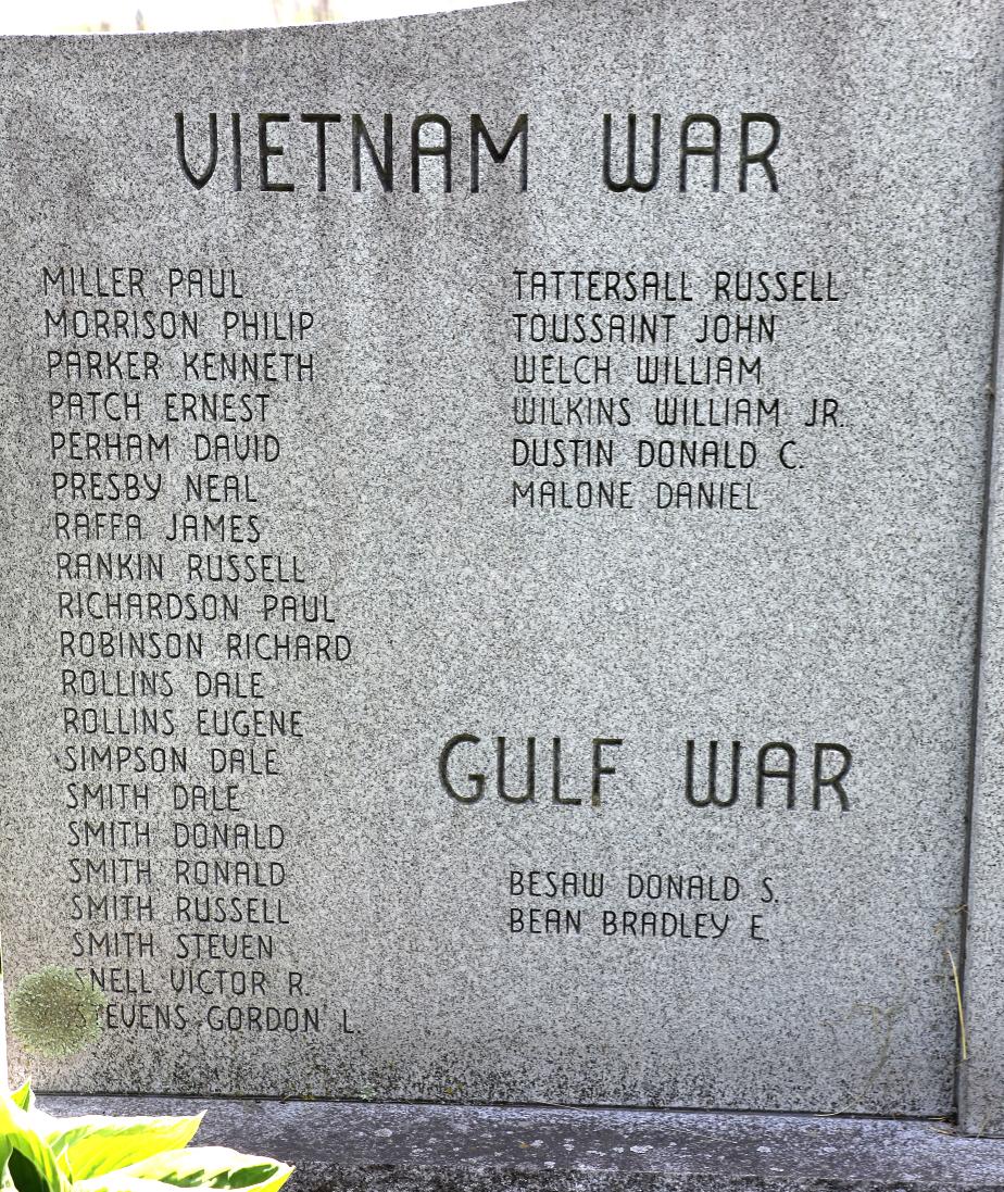 Lisbon New Hampshire Vietnam War Honor Roll