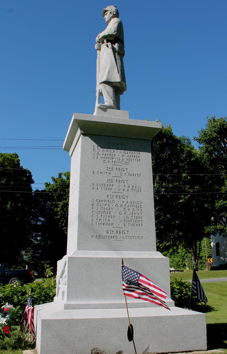 Lyme New Hampshire Civil War Memorial