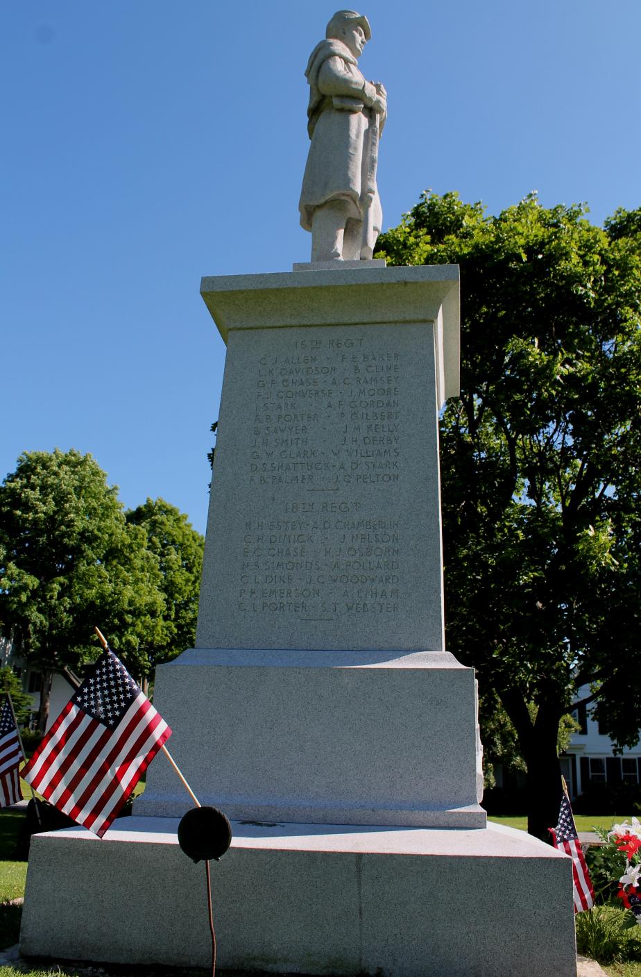 Lyme New Hampshire Civil War Memorial