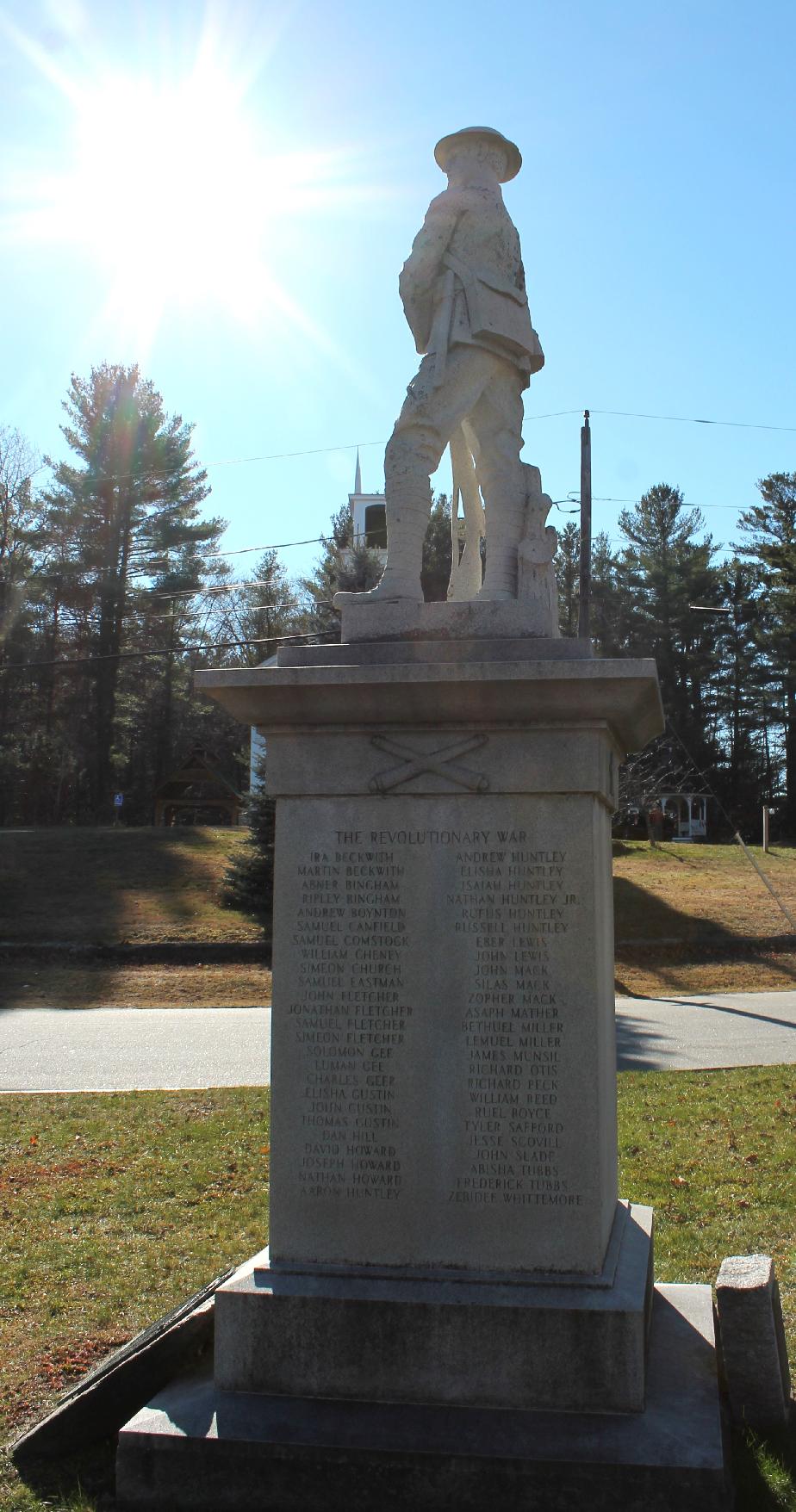 Marlow New Hampshire Revolutionary War Veterans Memorial