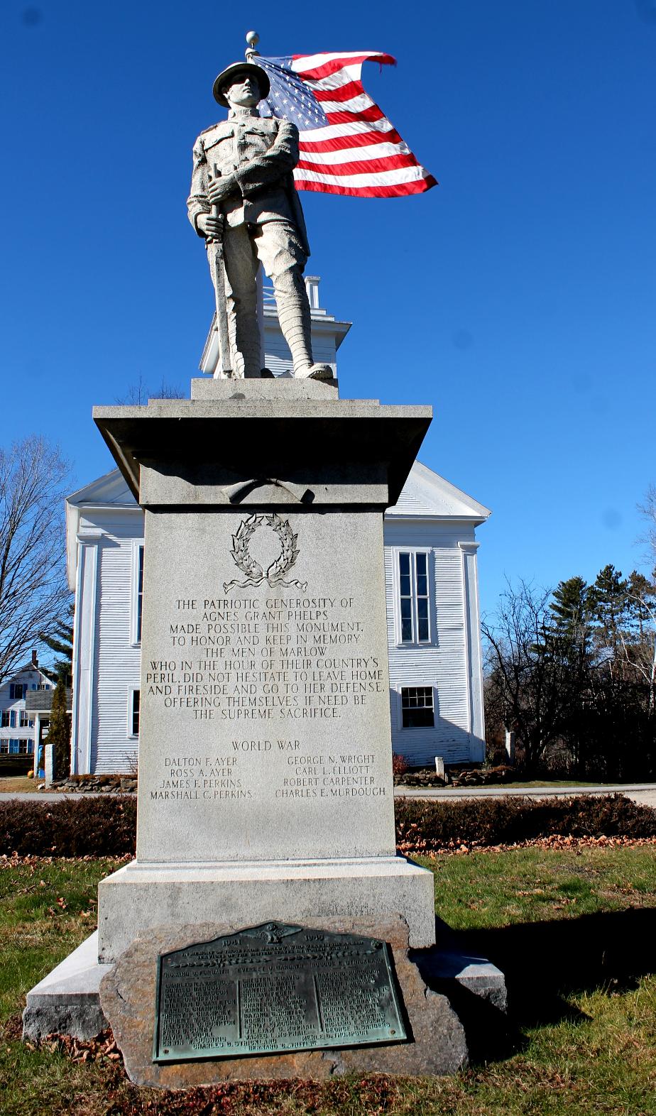 Marlow New Hampshire Veterans Memorial