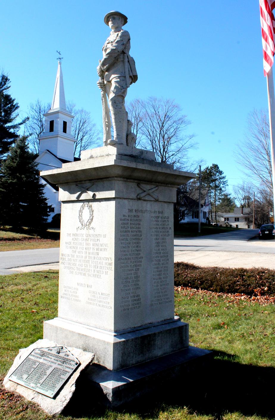 Marlow New Hampshire Veterans Memorial