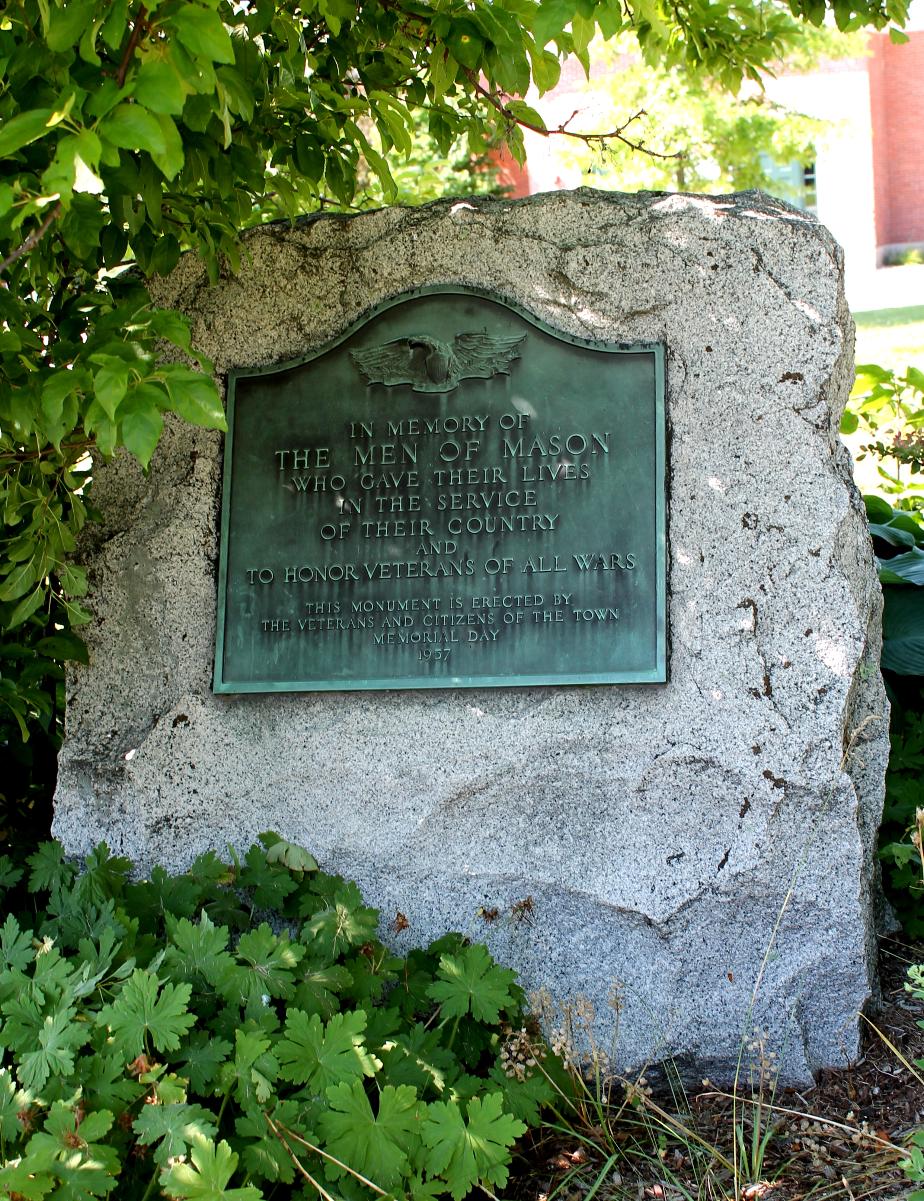 Mason New Hampshire Veterans Monument