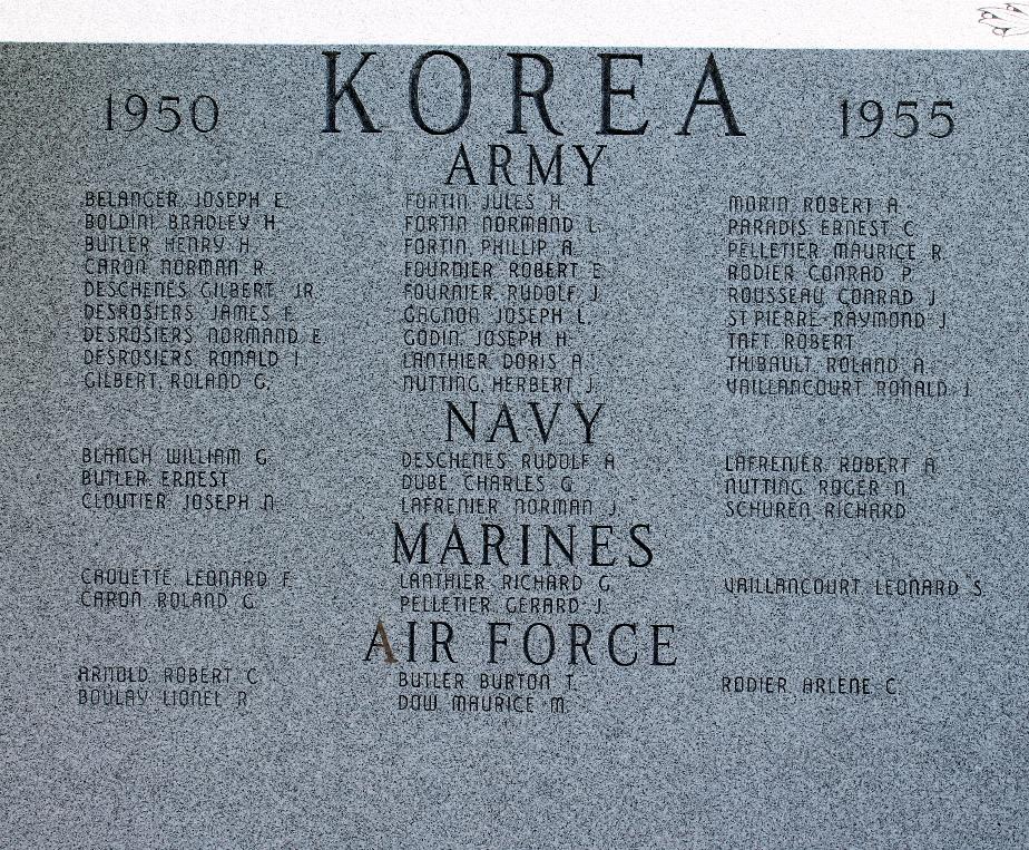 Myrtle Marsh Veterans Memorial Park Korean War Veterans Memorial