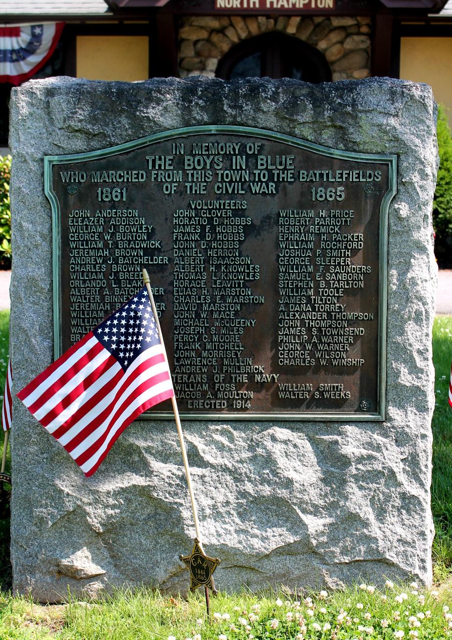 North Hampton New Hampshire Civil War Veterans Memorial