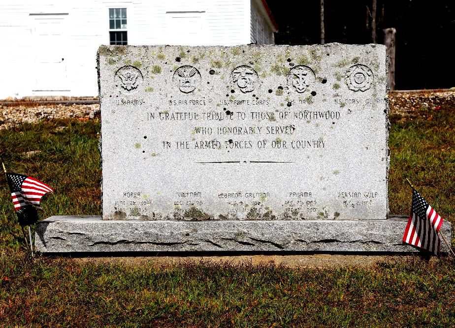 Northwood New Hampshire Veterans Memorial