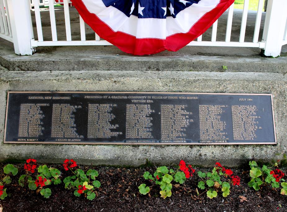 Raymond NH Vietnam War Veterans Honor Roll