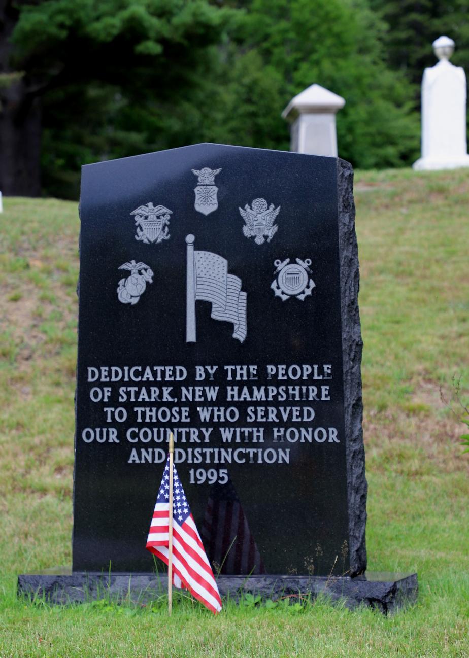 Stark New Hampshire Veterans Memorial