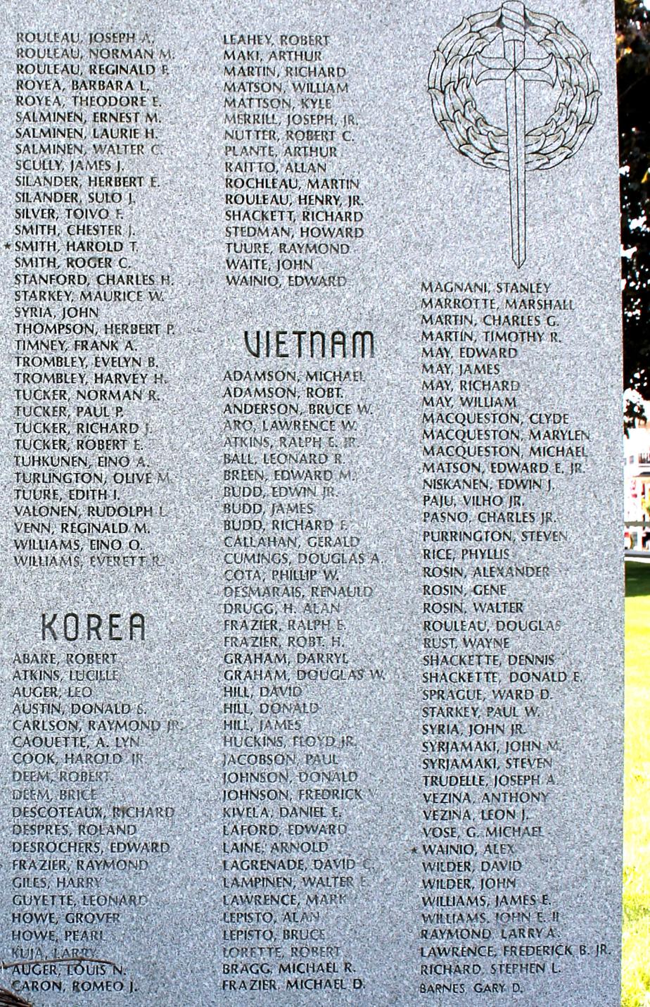 Troy NH Korea & Vietnam War Honor Roll