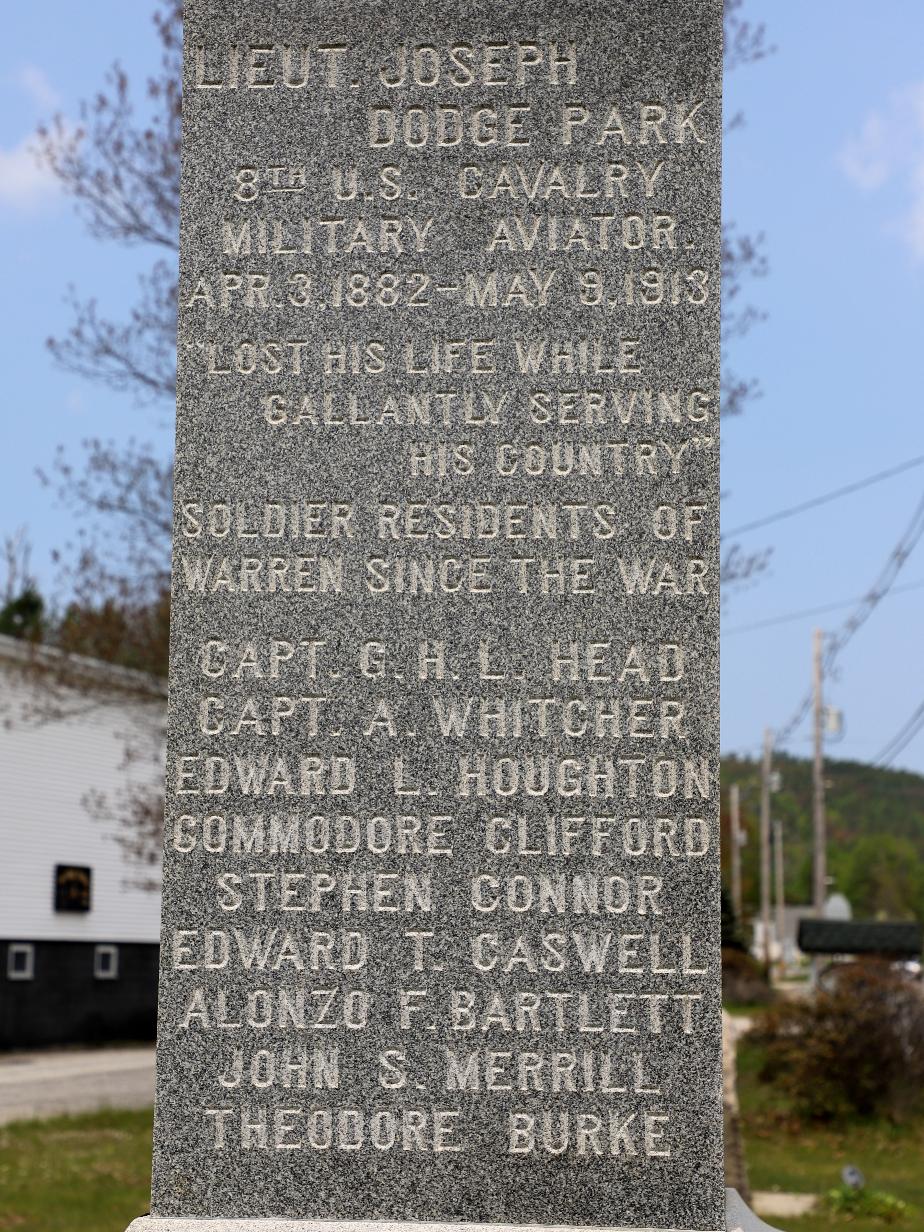 Warren NH Civil War Memorial