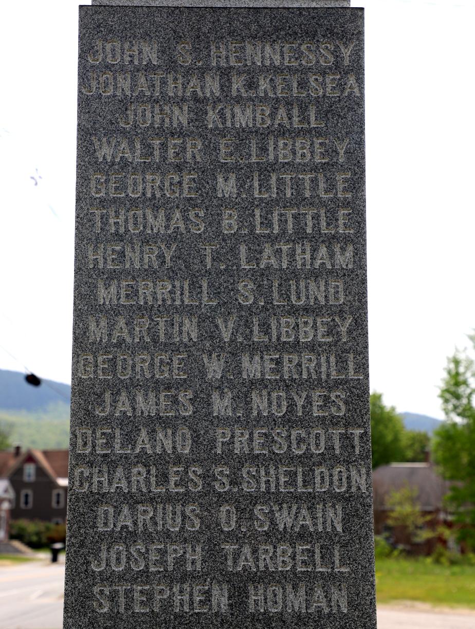 Warren NH Civil War Memorial