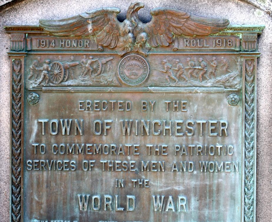 Winchester New Hampshire World War I Veterans Memorial