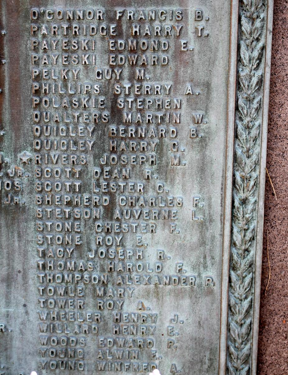 Winchester New Hampshire World War I Veterans Memorial