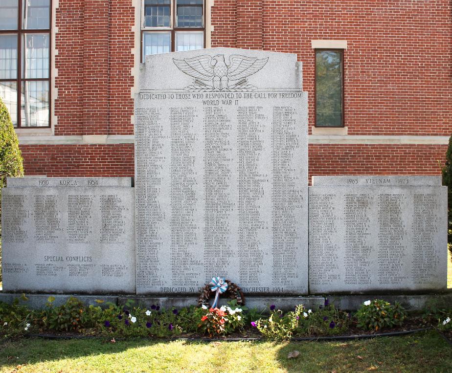 Winchester New Hampshire World War II, Korean War & Vietnam War Veterans Memorial