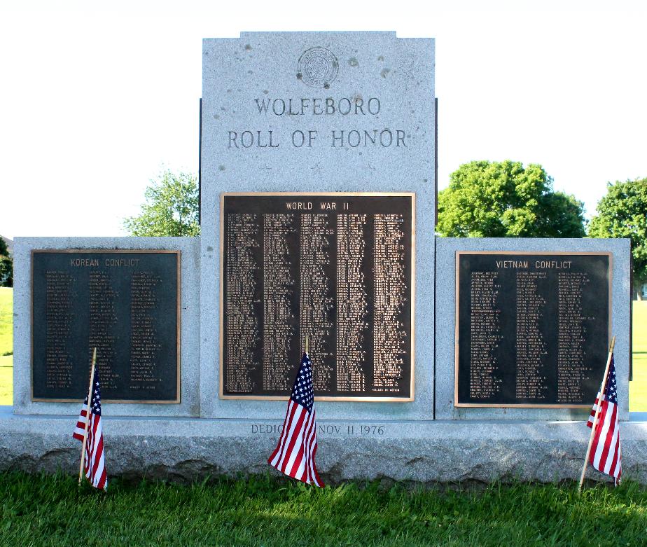Wolfeboro WWII Korea Vietnam Veterans Memorial