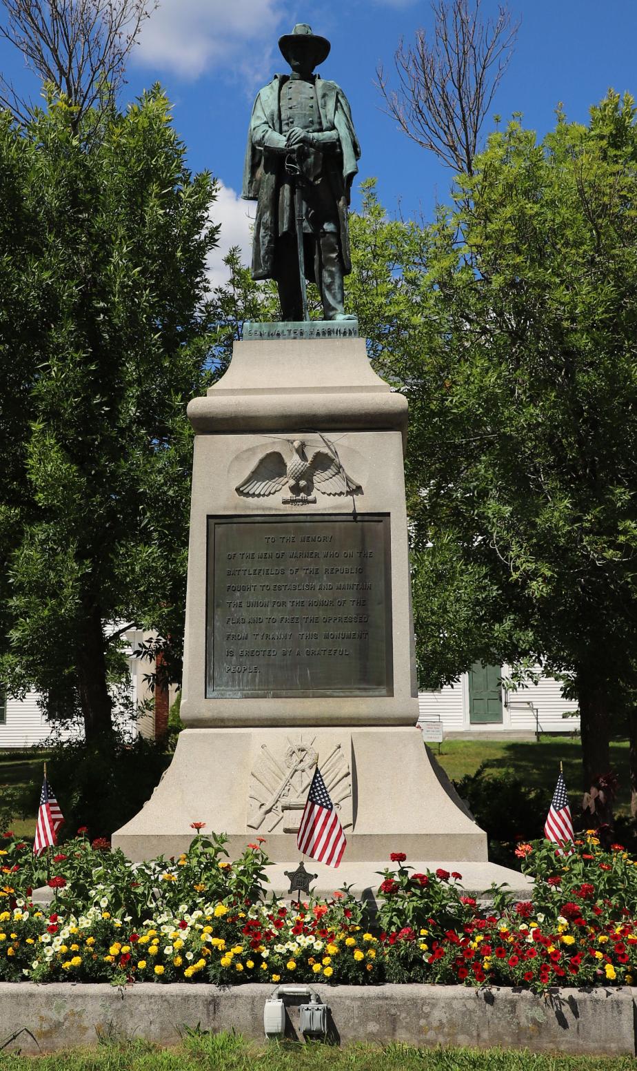 Warner New Hampshire Civil War Veterans Memorial