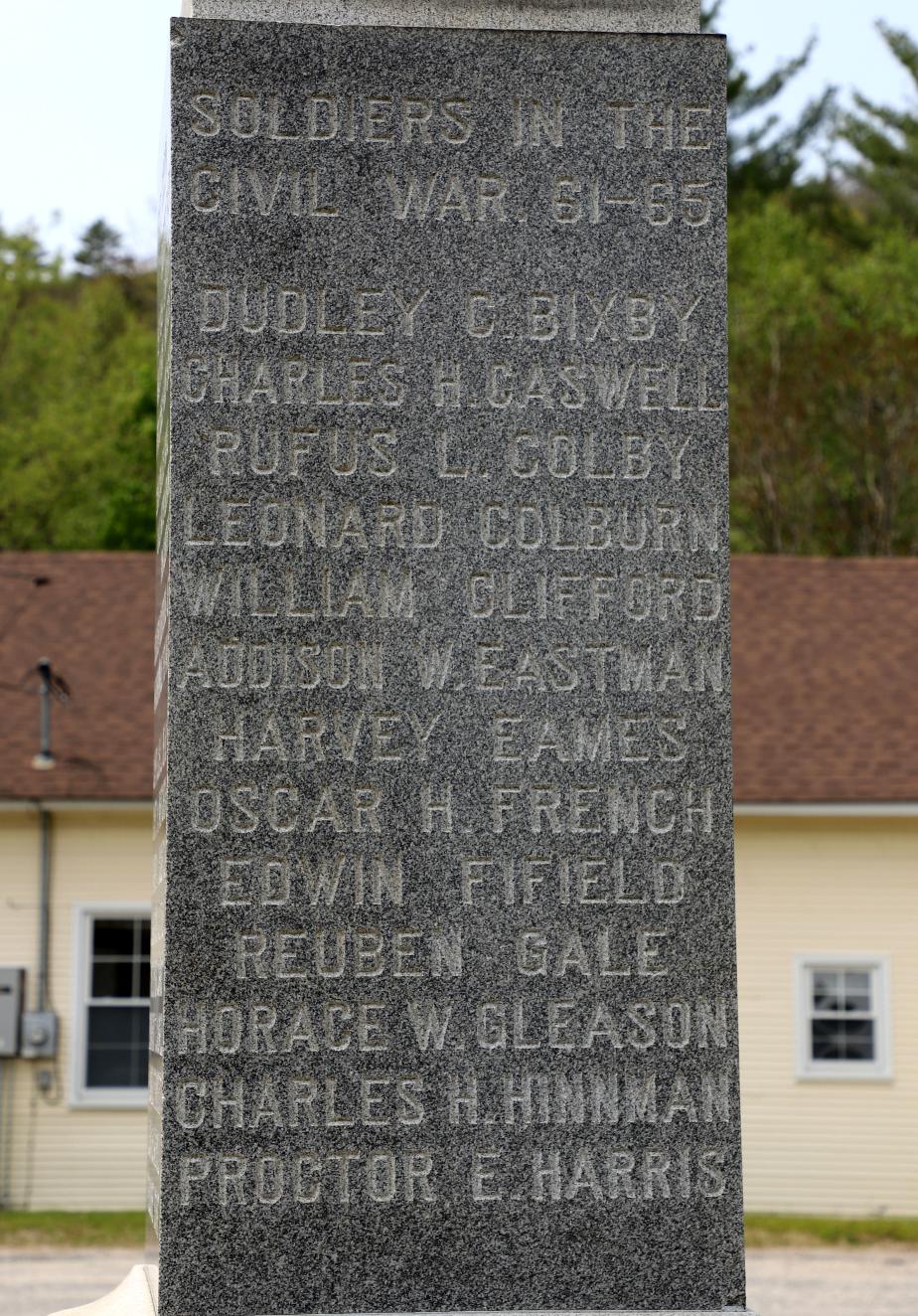 Warren NH Civil War Memorial