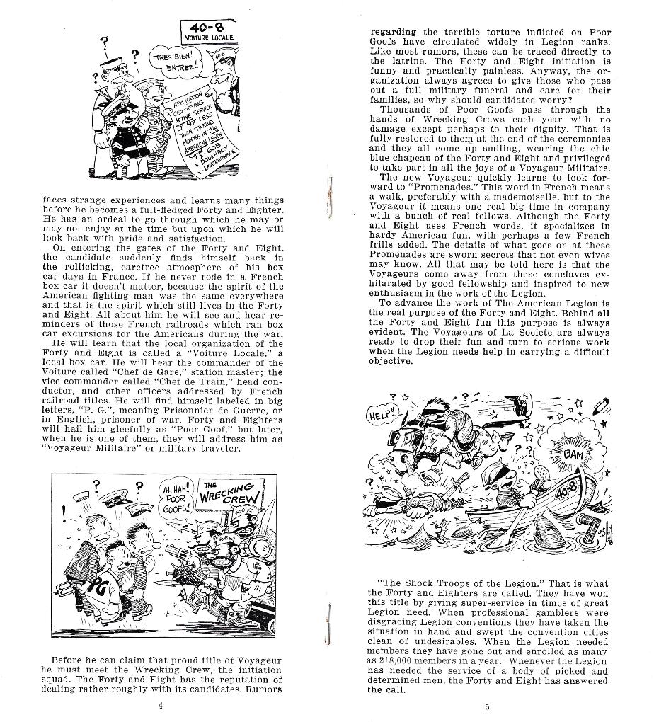 American Legion 40 & 8 1941 Brochure