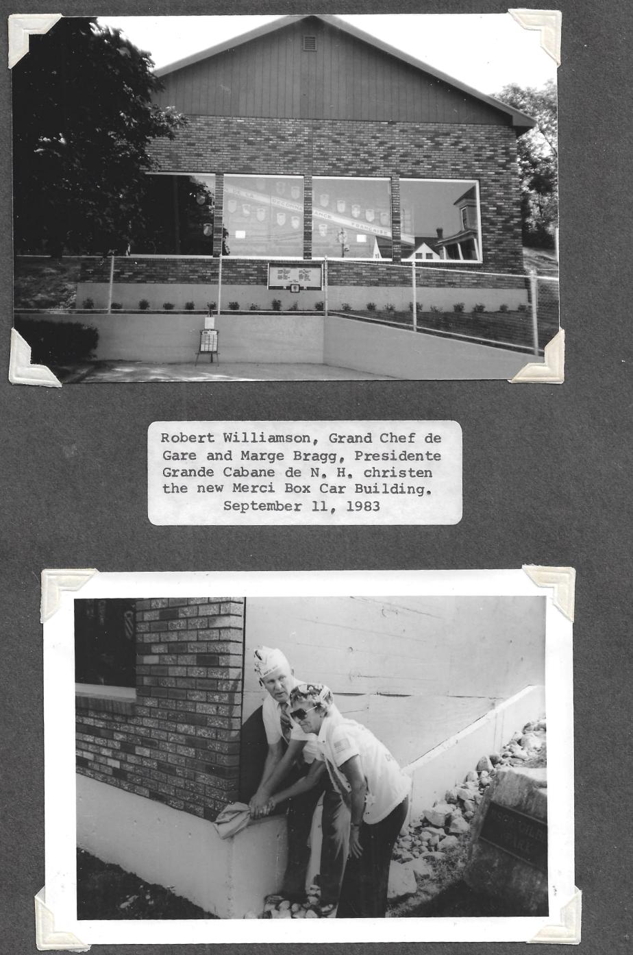 American Legion 40 and 8 Merci Train Museum Dedication Sept 11 1983 Manchester NH