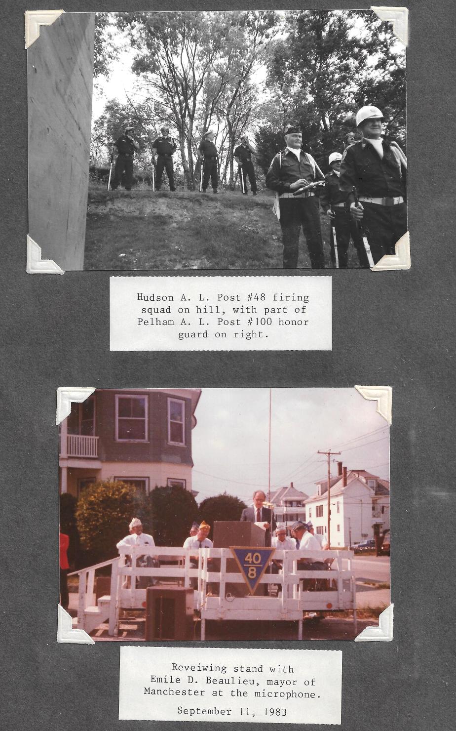 American Legion 40 and 8 Merci Train Museum Dedication Sept 11 1983 Manchester NH