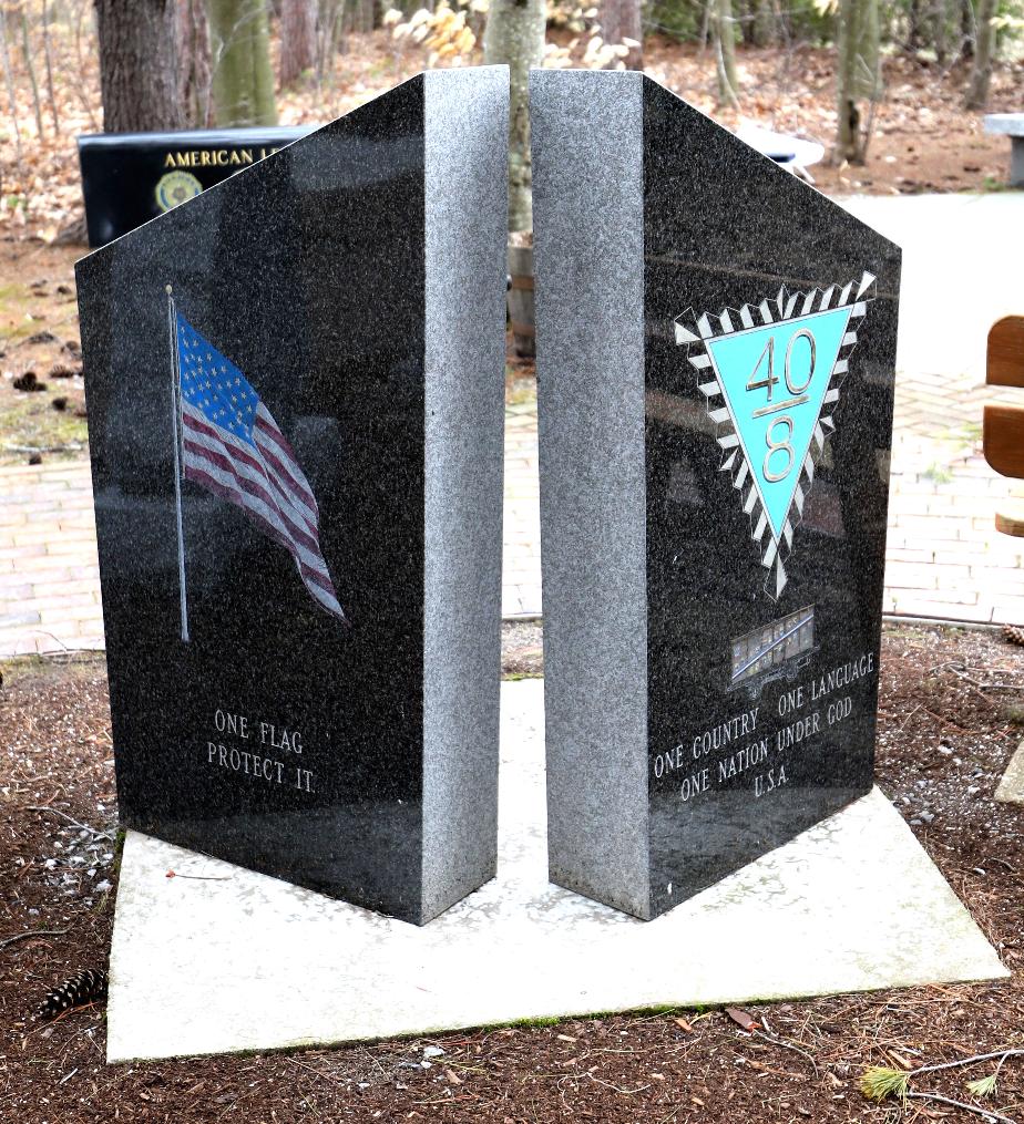 40 & 8 American Legion Monument at the New Hampshire State Veterans Cemetery