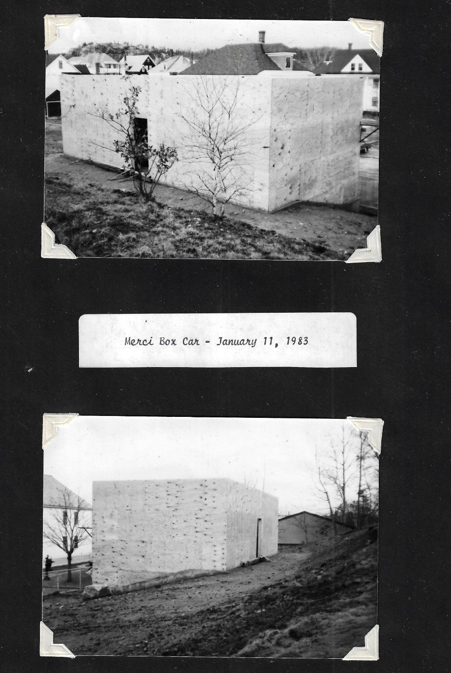 Merci Train Building Renovation Photos 1983