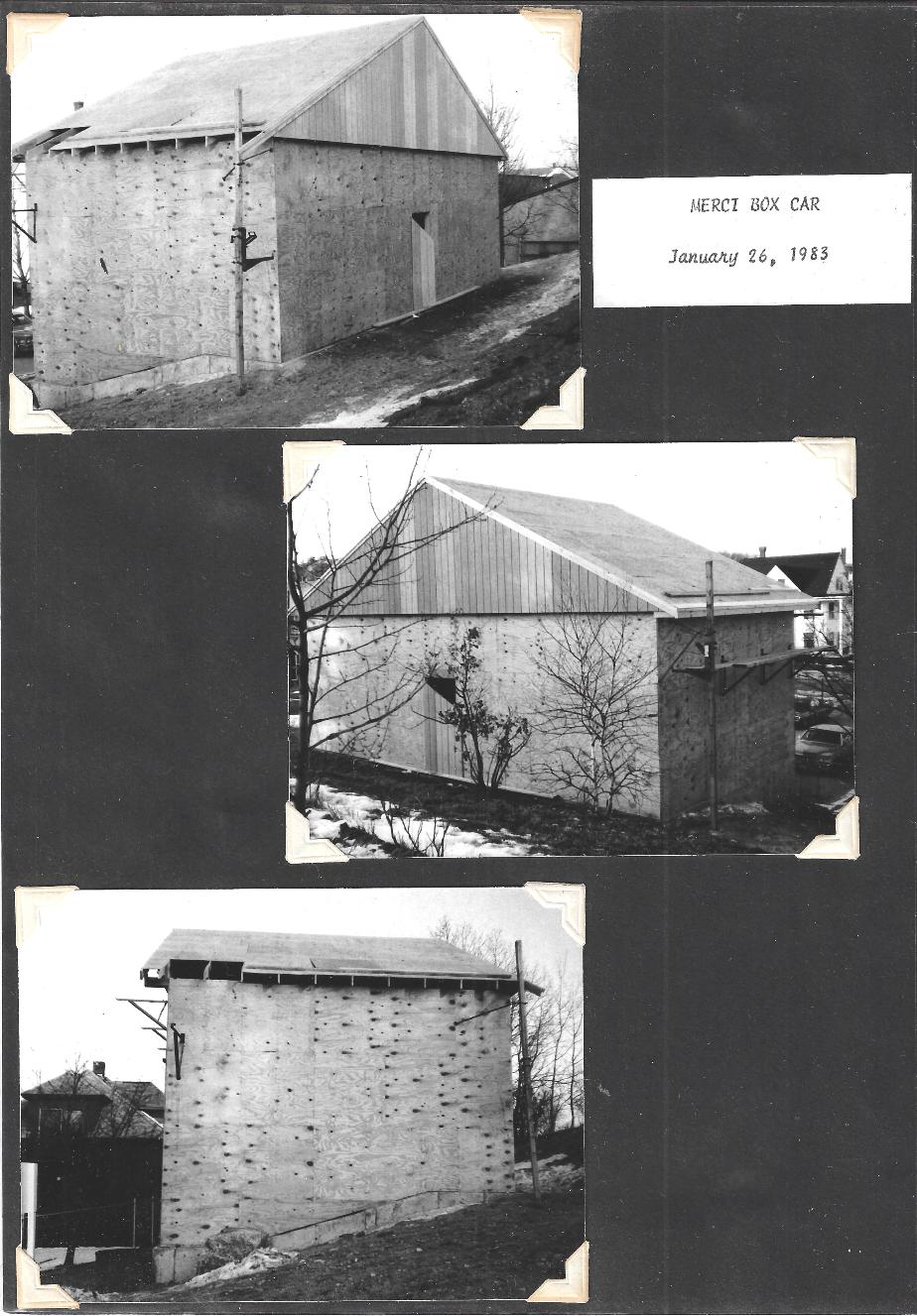 Merci Train Building Renovation Photos 1983
