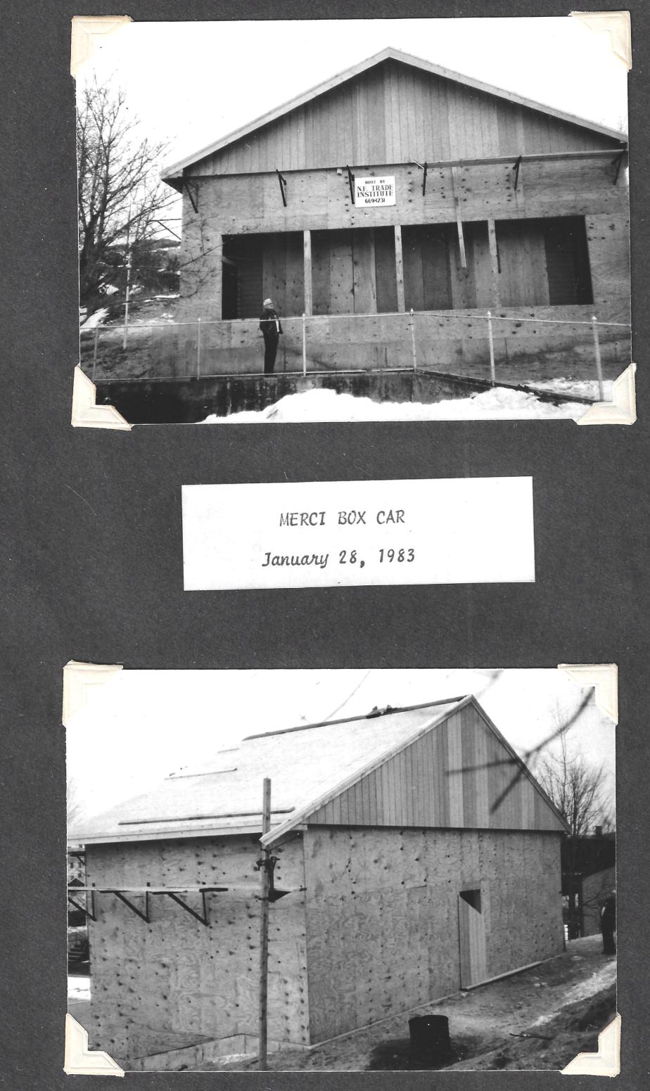 Merci Train Building Renovation Photos 1983