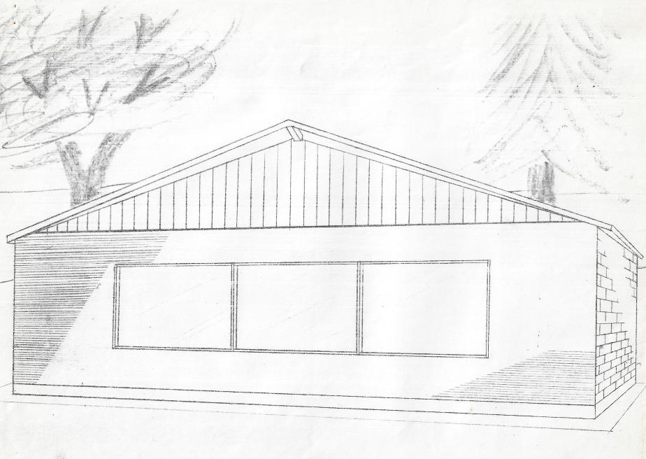 Merci Train Building Renovation Plan 1982