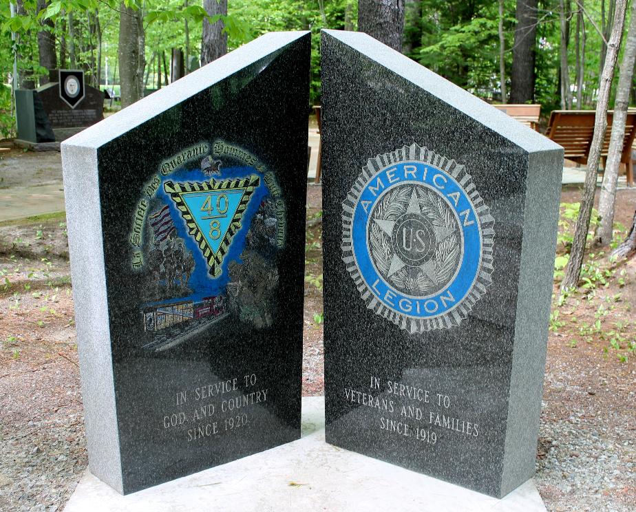 40 & 8 American Legion Monument at the New Hampshire State Veterans Cemetery