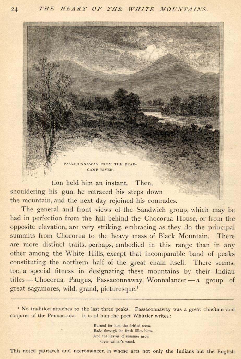 Chocorua Tour - Drake's White Mountains 1882