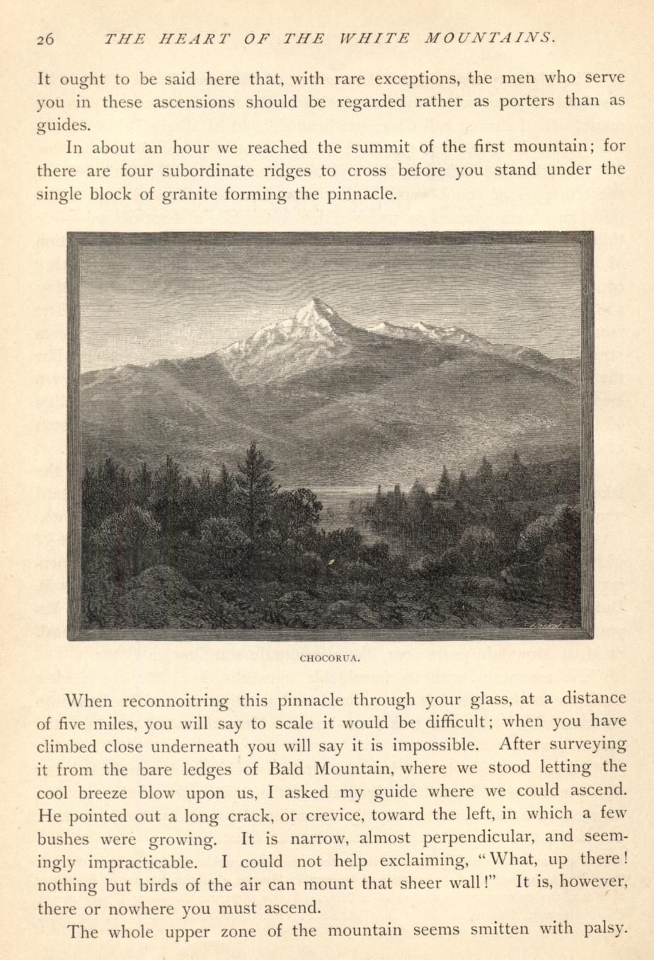 Chocorua Tour - Drake's White Mountains 1882