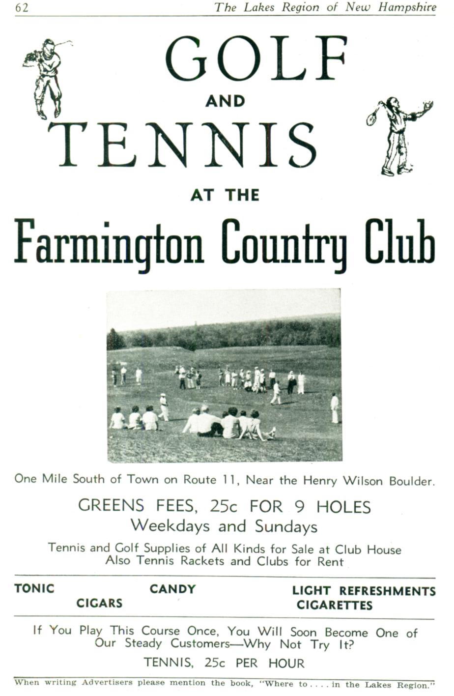 Farmington Country Club - 1940