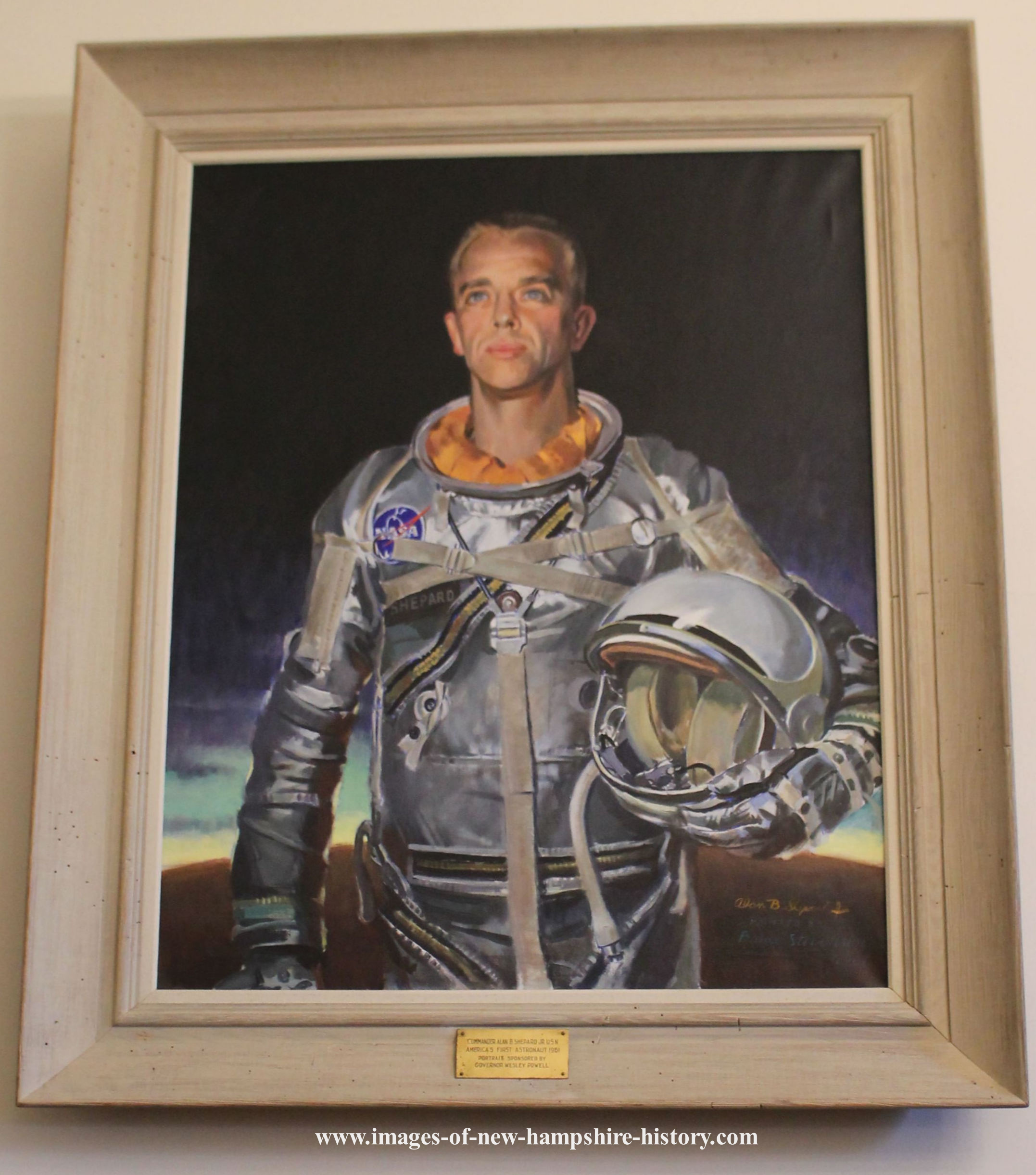 Alan Shepard NH State House Portrait