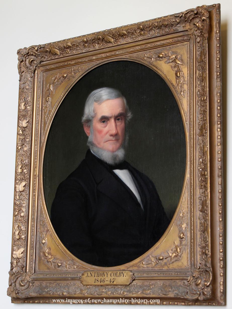 Governor Anthony Colby 1846 - 1847 NH State House Portrait