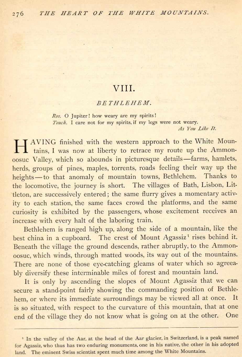 Drake's - The Heart of the White Mountains - 1882 Bethlehem