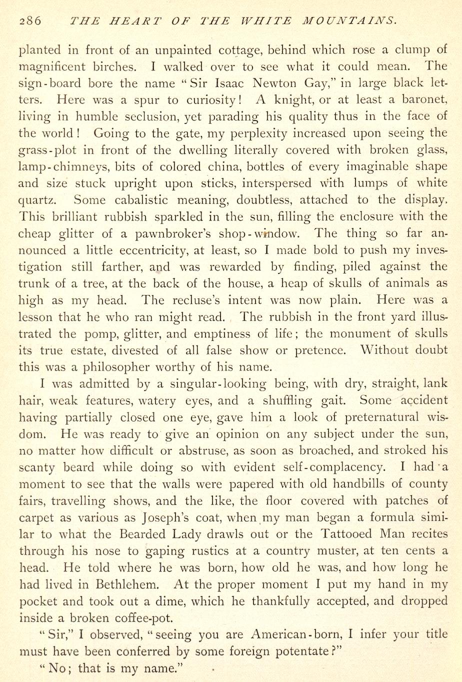 Drake's - The Heart of the White Mountains - 1882 Bethlehem