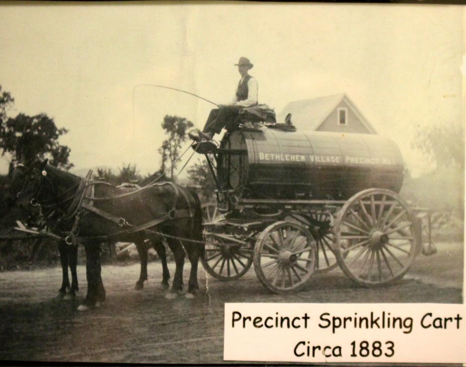 Bethlehem Precinct Sprinkling Cart - 1883