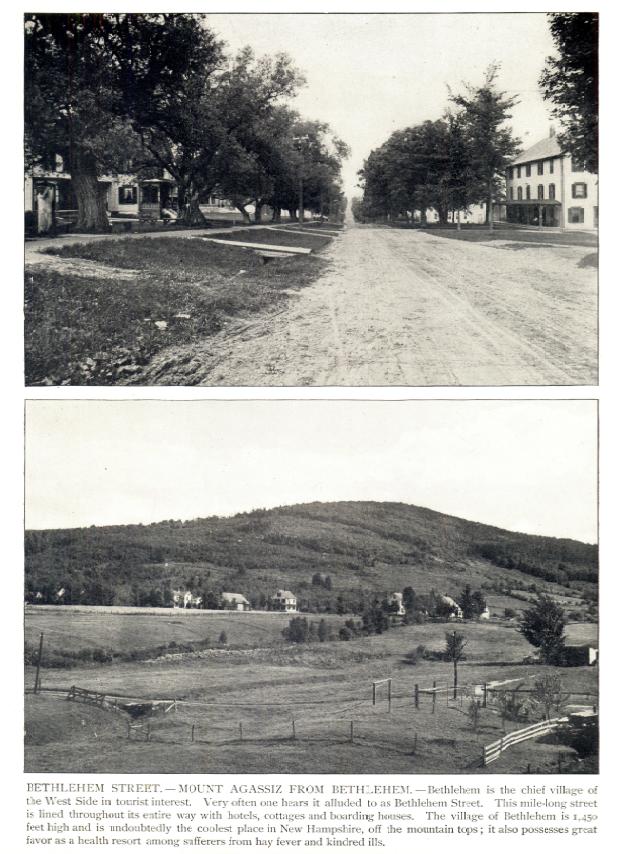 Mt Agassiz from Bethlehem NH 1899