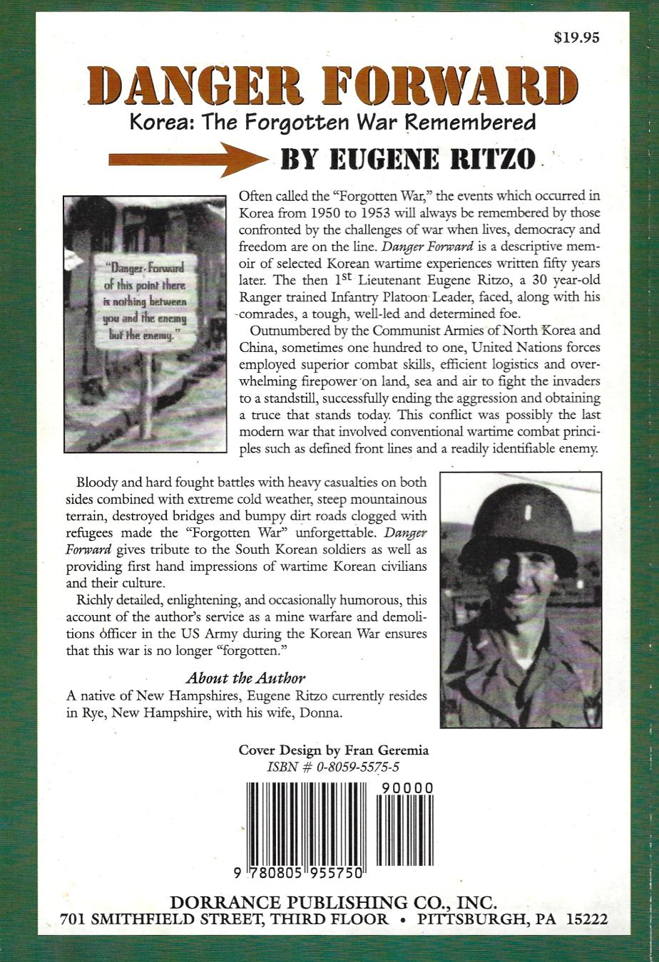 Danger Forward / Korea: The Forgotten War Remembered by Eugene Ritzo