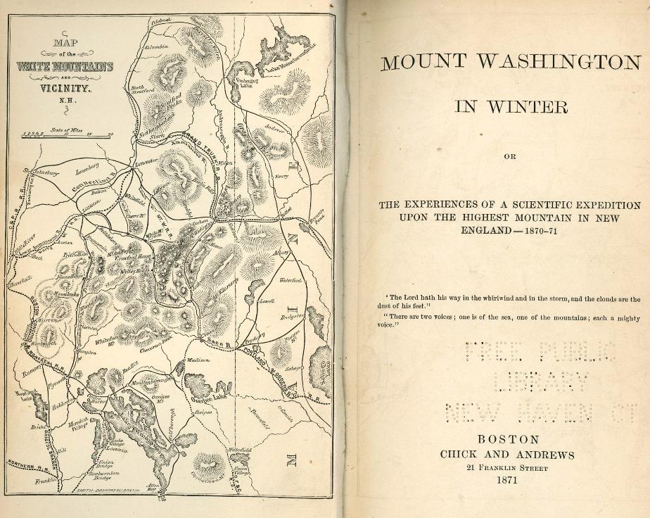 Mount Washington in Winter - C.H. Hitchcock 1871