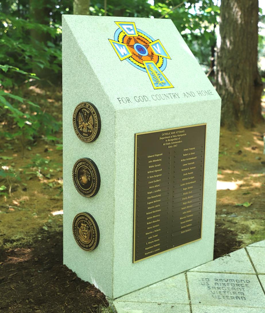 Catholic War Veterans Past Commander Memorial Dedication - NHSVC