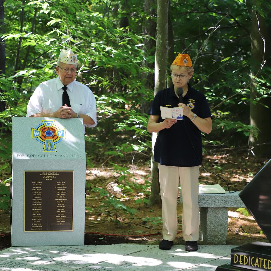 Catholic War Veterans Past Commander Memorial Dedication - NHSVC