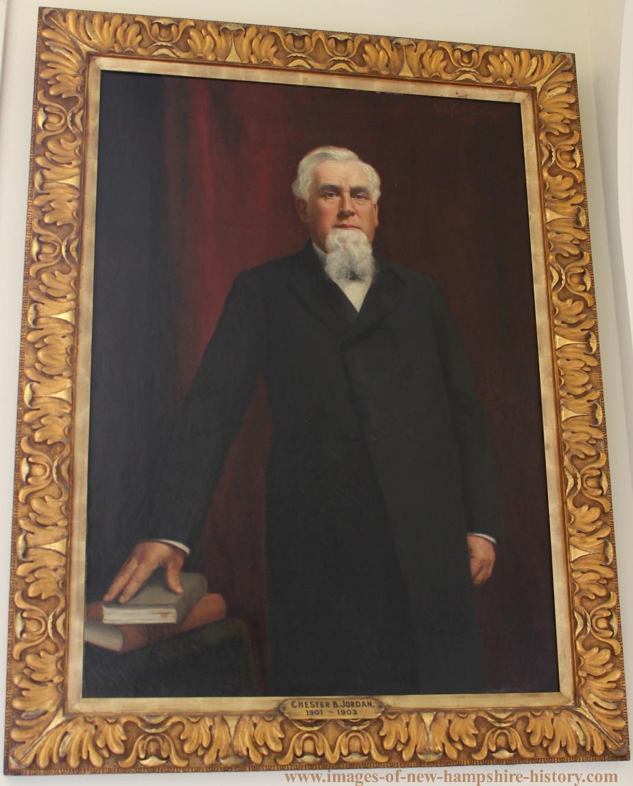 Chester B Jordan NH State House Portrait