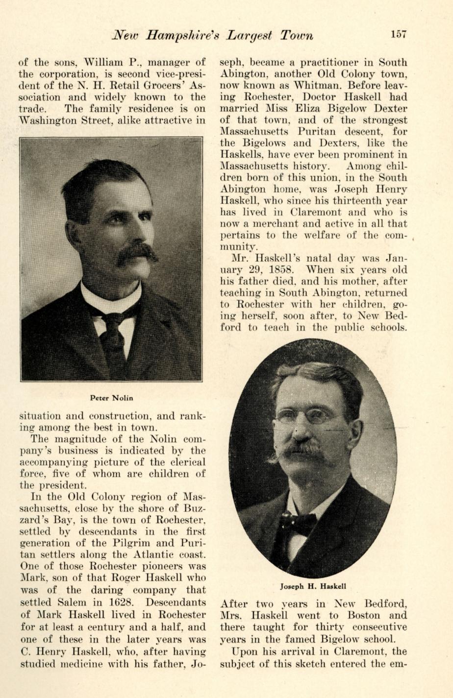 Claremont New Hampshire Illustrated - 1908