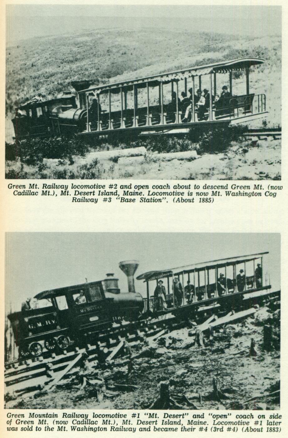 Green (Cadillac) Mtn Railway Locomotives 1 & 2