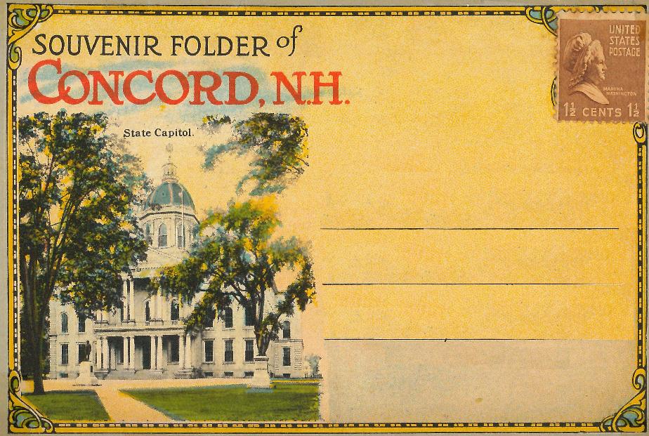 Concord Souvenir Cover 1930