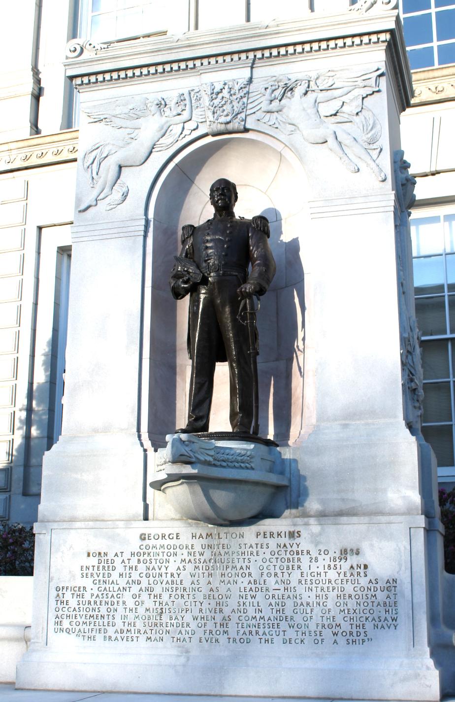 George Hamilton Perkins Statue, Concord NH