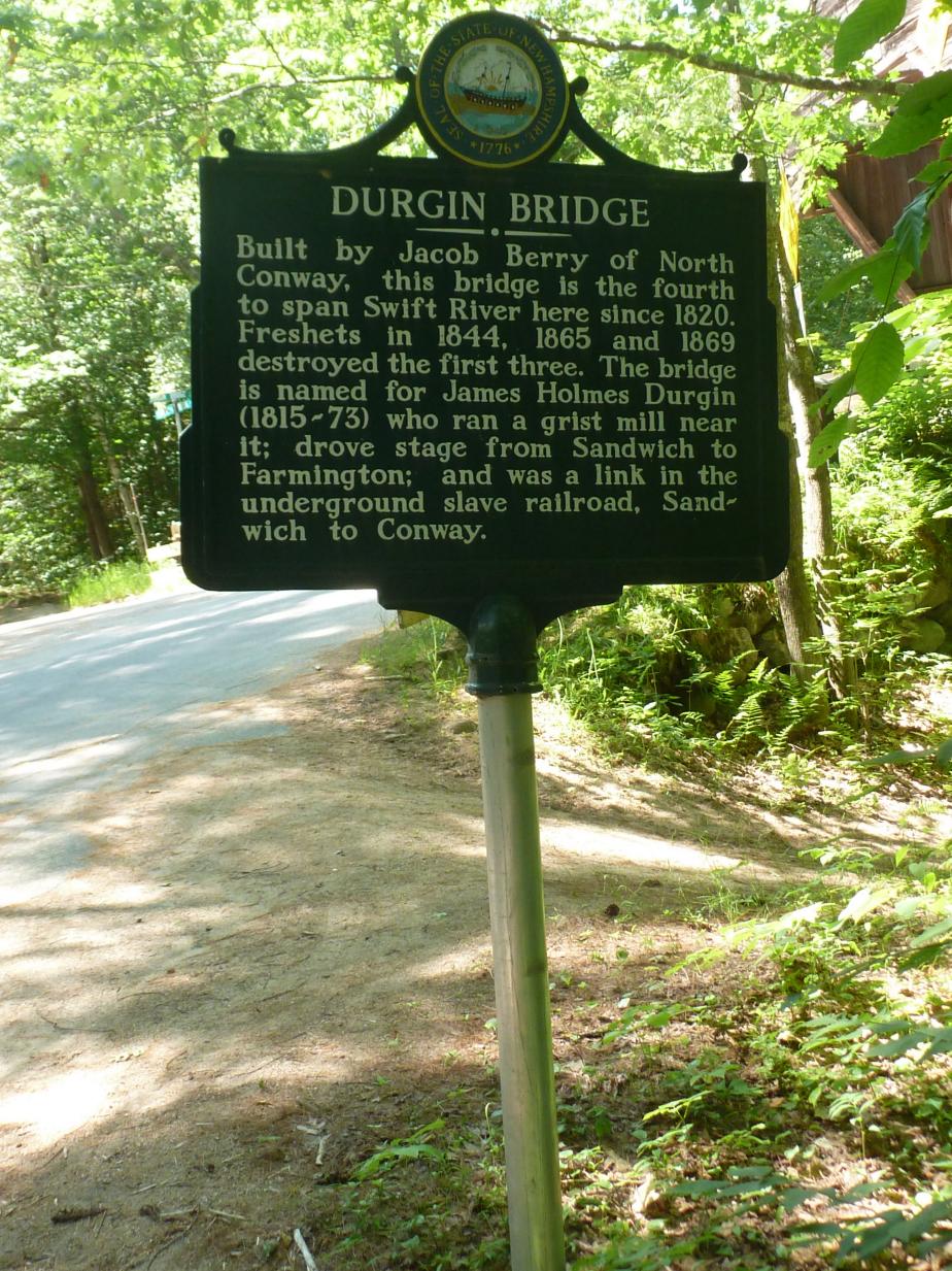 Durgin Covered Bridge Historical Marker