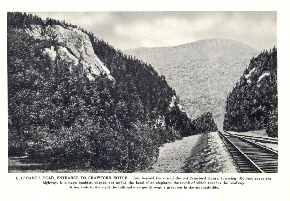 Elephant's Head - Entrance to Crawford Notch